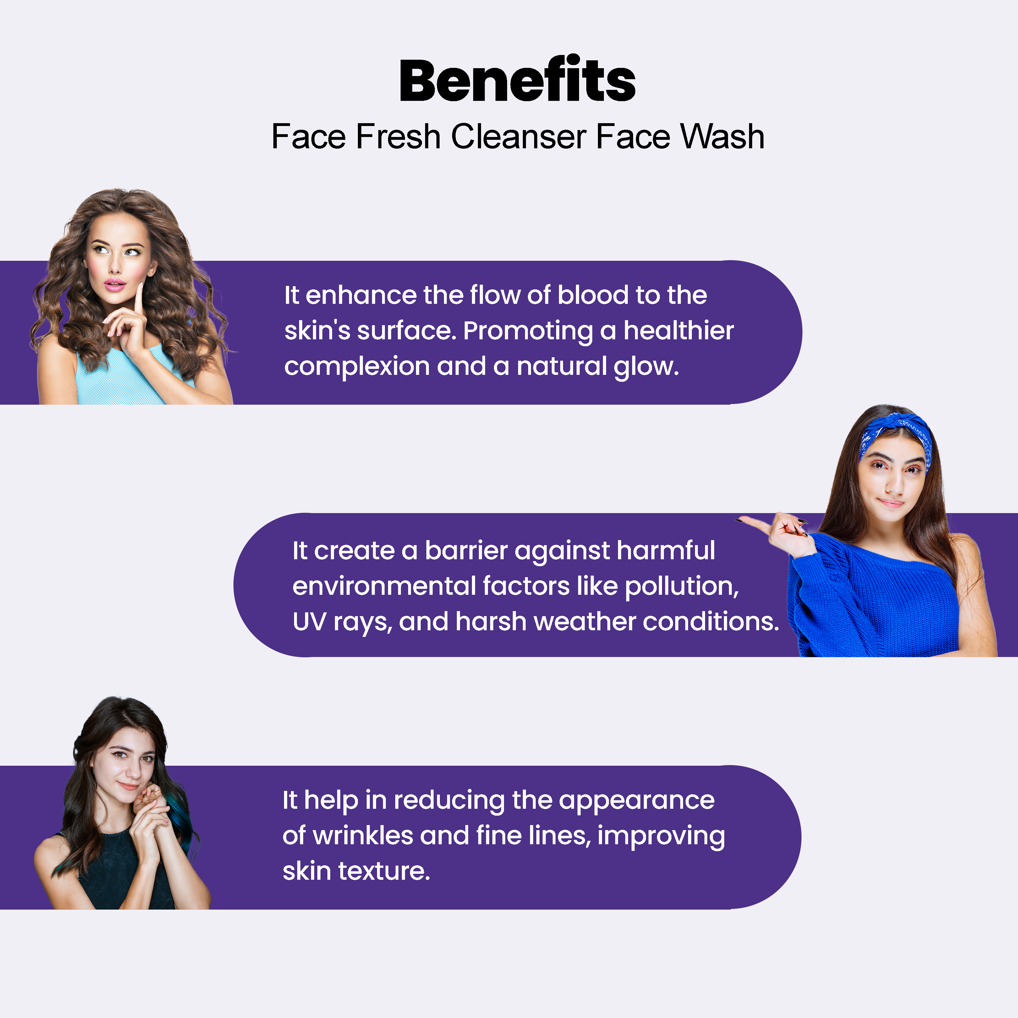 Face Fresh Cleanser Face Wash 60ml - Image 6