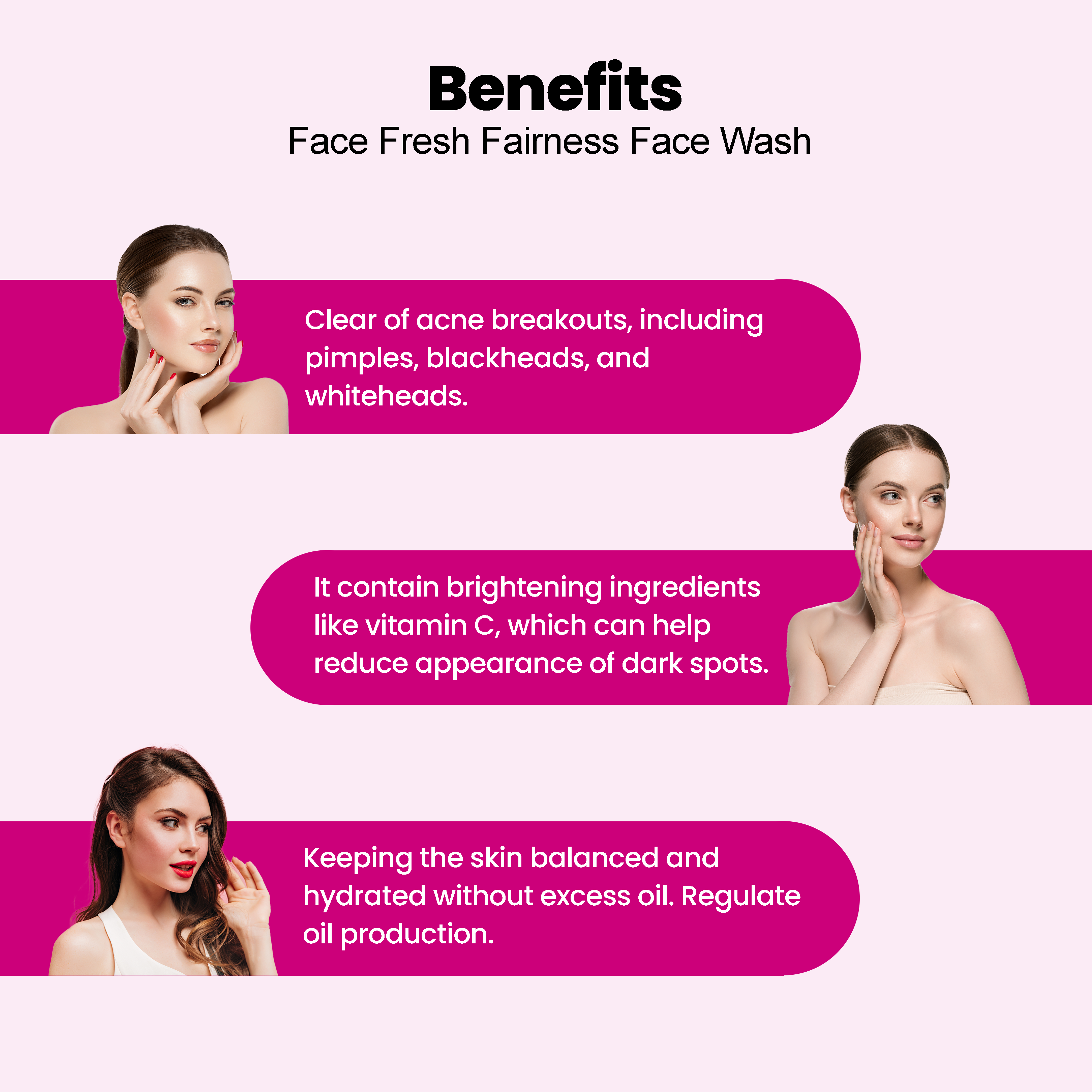 Face Fresh Fairness Face Wash 60ml - Image 6