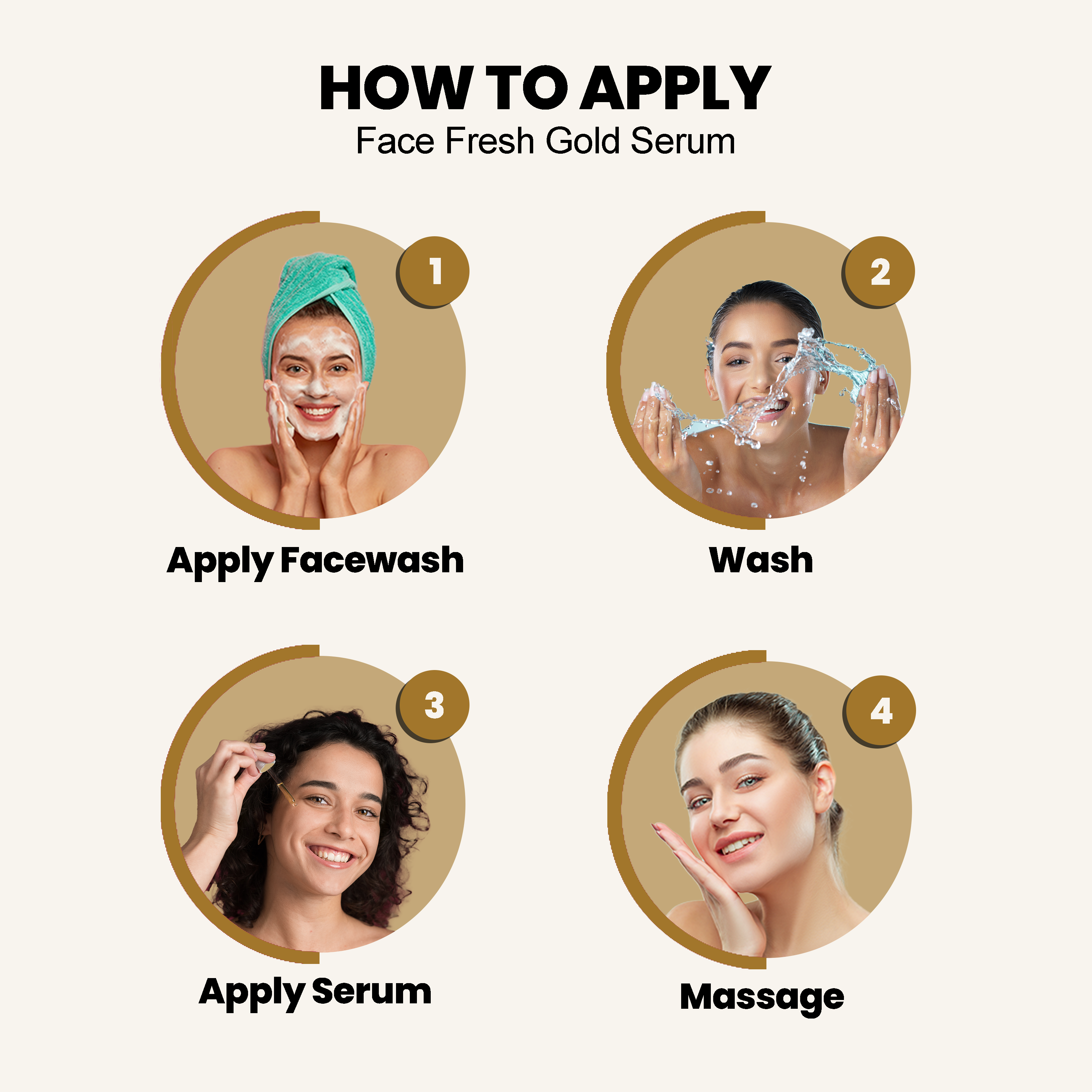 Face Fresh Gold Plus Beauty Cream + Serum 23g + 3ml - Image 5