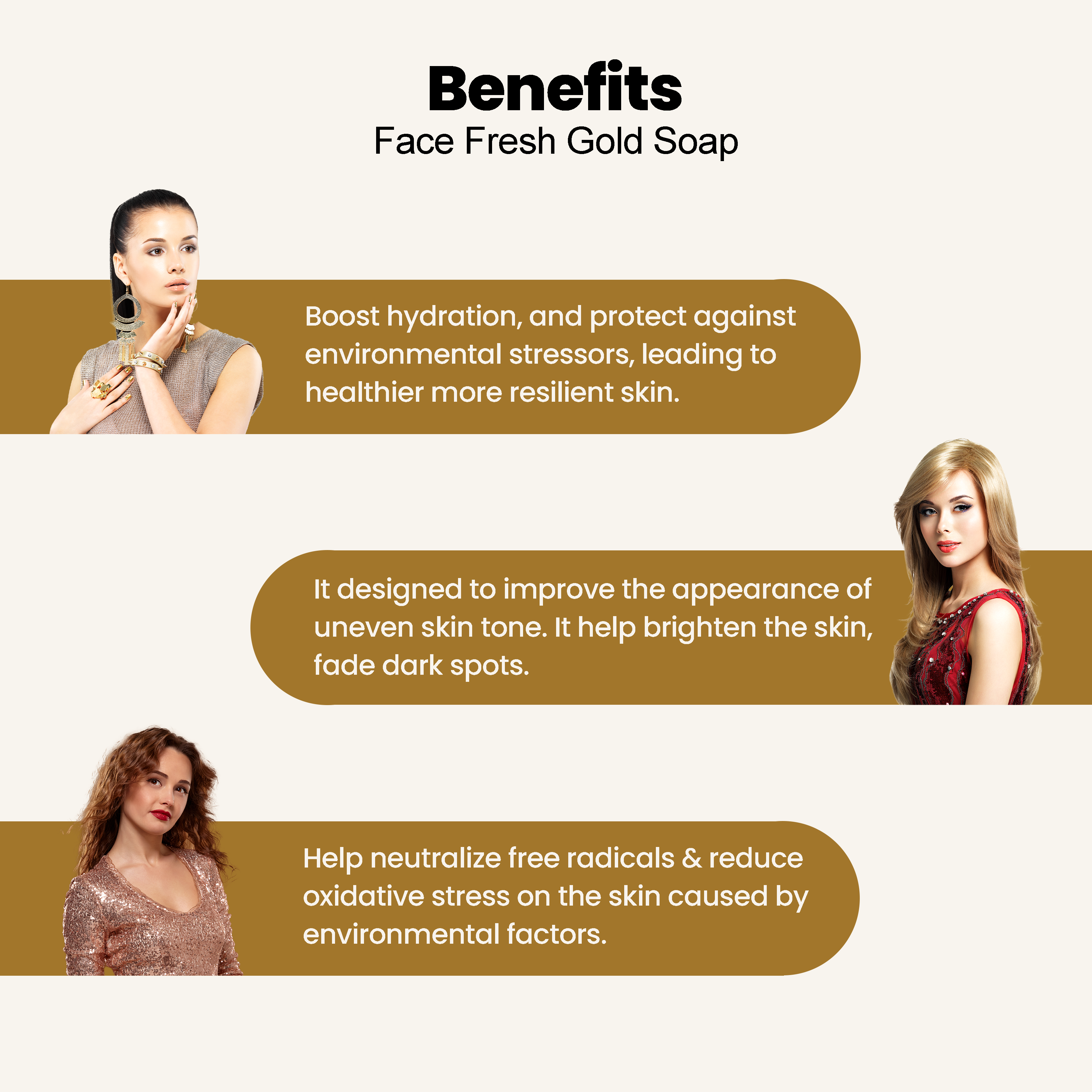 Face Fresh Gold Plus Beauty Soap 100g - Image 6