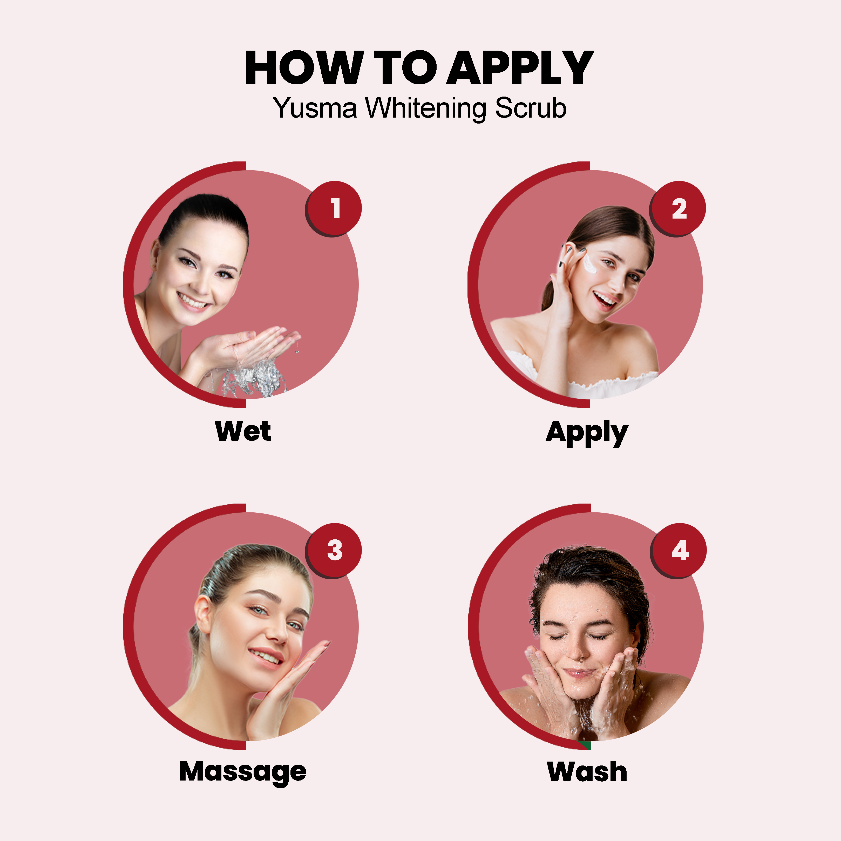 Yusma Hand & Foot Whitening Scrub 225g - Image 5