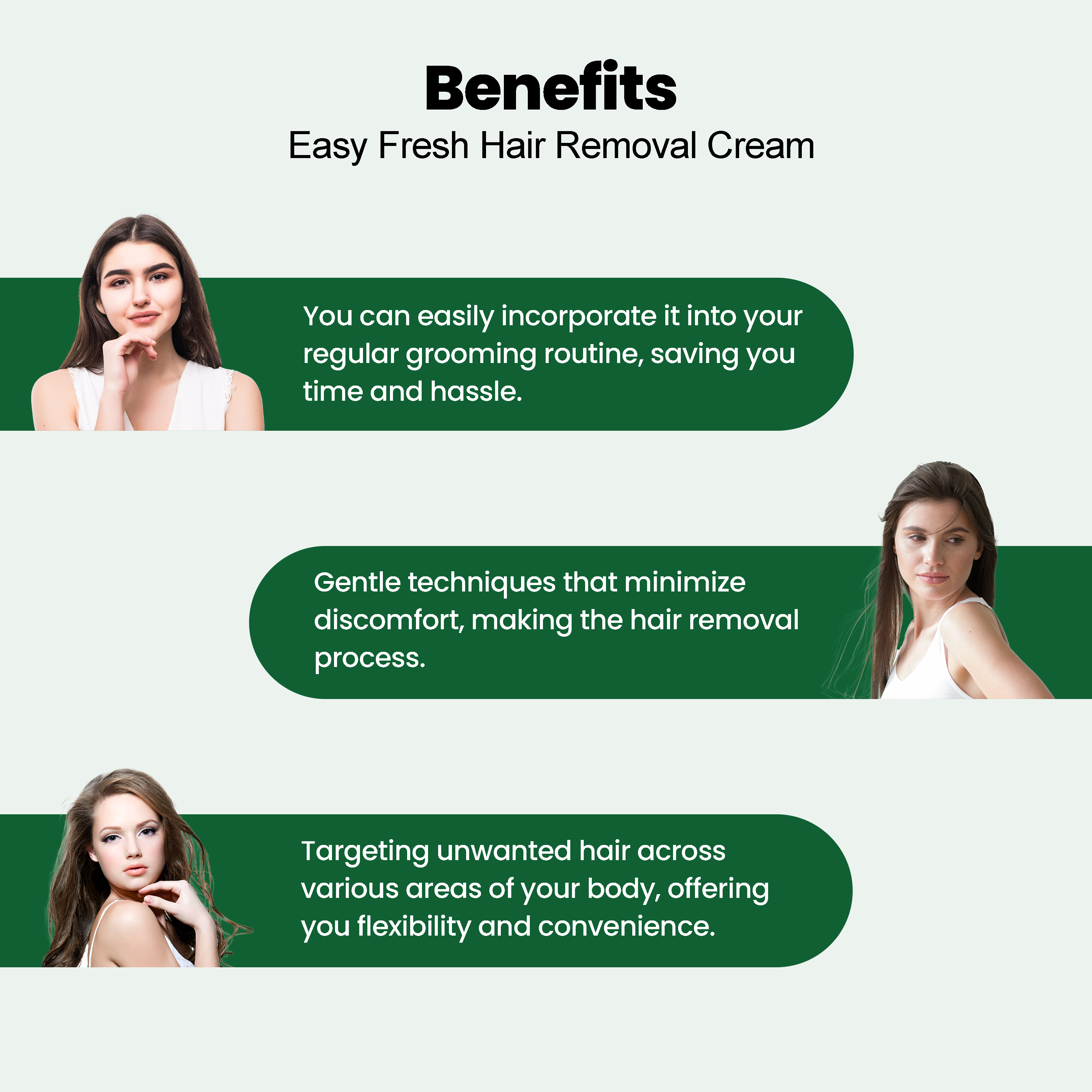 Easy Fresh Hair Removal Cream Rose Sachet 20g - Image 6