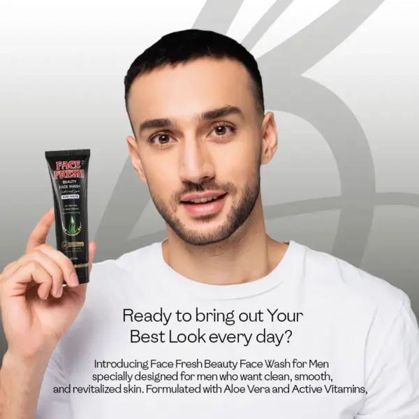 Face Fresh Beauty Face Wash for Men 60ml 2