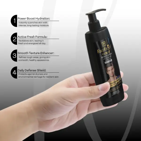 Face Fresh Beauty Lotion for Men 400ml 3