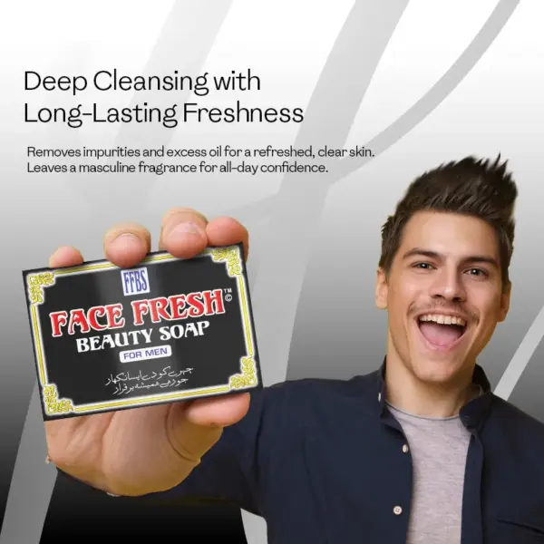 Face Fresh Beauty Soap for Men 100g 2