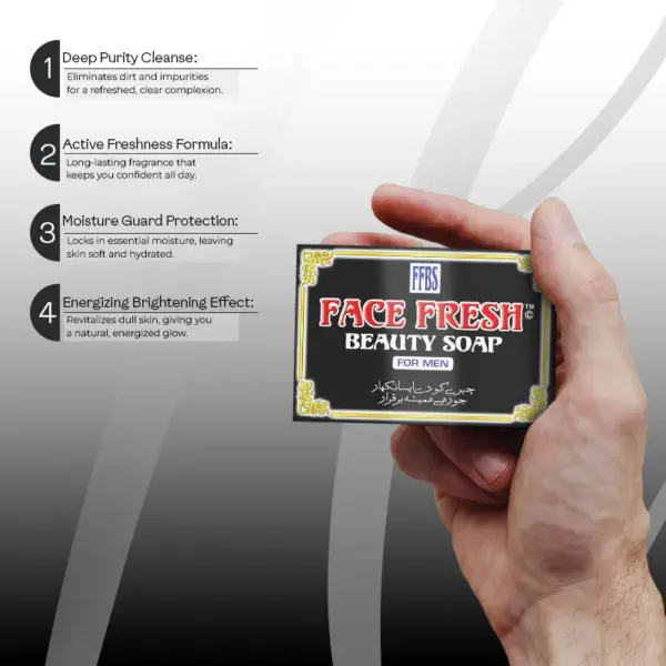 Face Fresh Beauty Soap for Men 100g 3