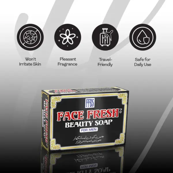 Face Fresh Beauty Soap for Men 100g 4