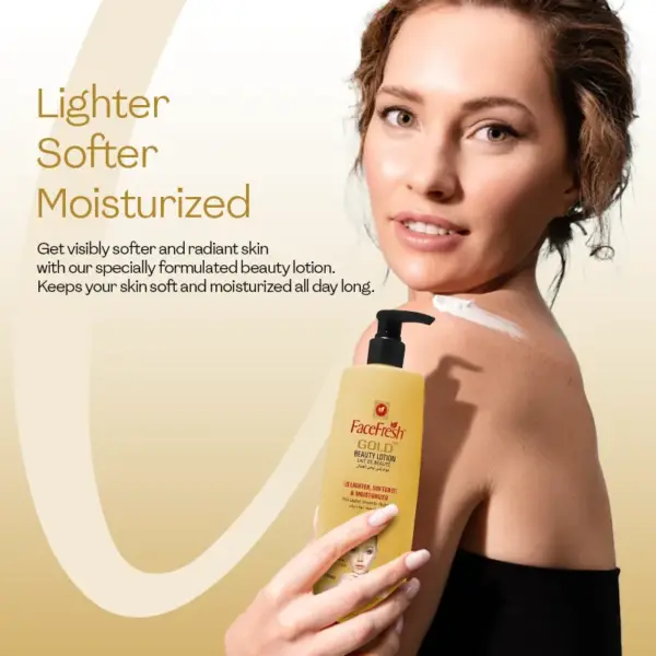 Face Fresh Gold Plus Beauty Lotion 400ml 2